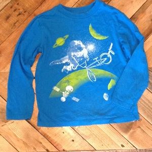 Children's Place Long Sleeve Graphic T-shirt Sz S